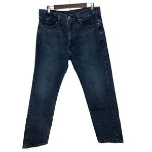 Levi’s 505 Men’s 36x30 Regular Fit Zip Fly Medium Wash Denim Straight Leg Jeans